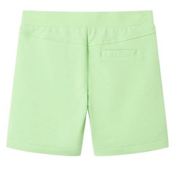 Kindershorts Fluo-Grün 140