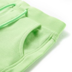 Kindershorts Fluo-Grün 140