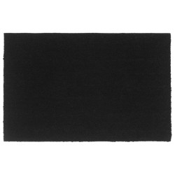 Fußmatte Schwarz 65x100 cm Kokosfaser Getuftet