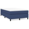 Boxspringbett mit Matratze Blau 120x190 cm Stoff