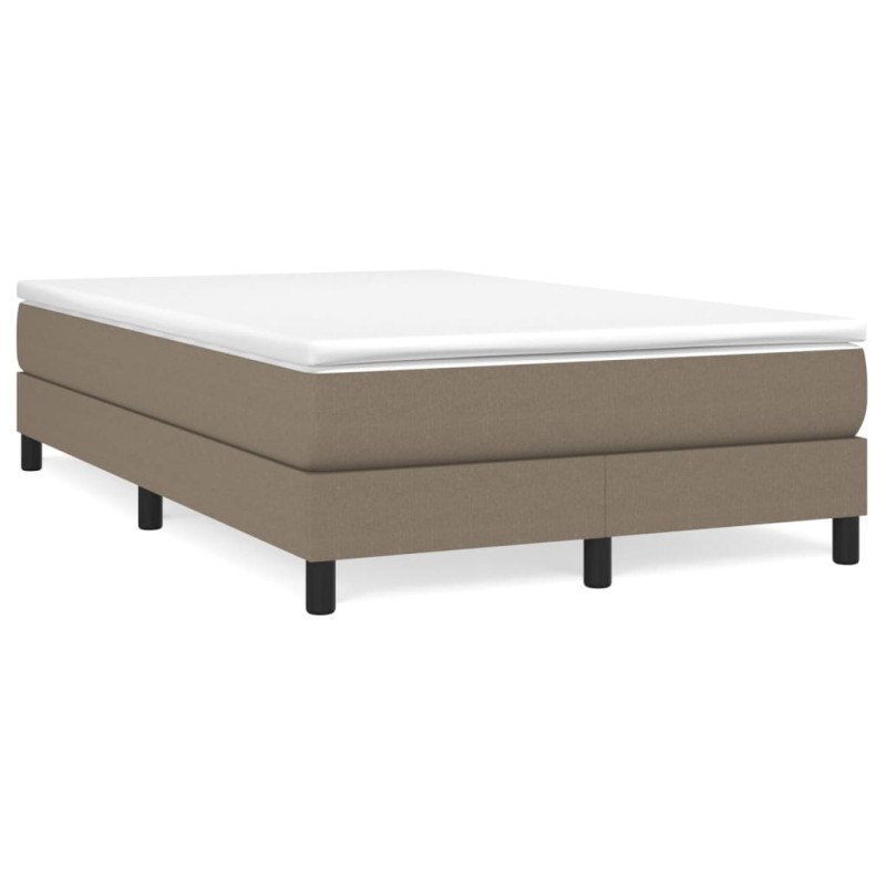 Boxspringbett mit Matratze Taupe 120x190 cm Stoff