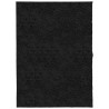 Shaggy-Teppich PAMPLONA Hochflor Modern Schwarz 140x200 cm