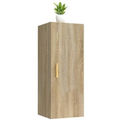 Wandschrank Sonoma-Eiche 34,5x34x90 cm Holzwerkstoff