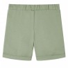 Kindershorts mit Kordelzug Helles Khaki 104