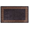 Teppich Waschbar Schwarz und Golden 150x230 cm Rutschfest