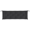 Gartenbank-Auflage Schwarz 150x50x7 cm Oxford-Gewebe