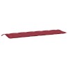 Gartenbank-Auflage Weinrot 200x50x7 cm Oxford-Gewebe