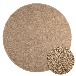 Teppich 160 cm Jute-Optik...