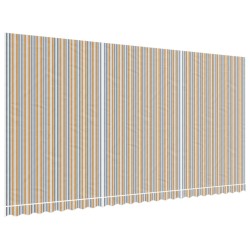 Markisenbespannung Mehrfarbig Gestreift 6x3 m