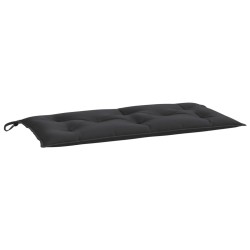 Gartenbank-Auflage Schwarz 100x50x7 cm Oxford-Gewebe