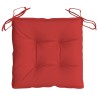 Palettenkissen 2 Stk. Rot 50x50x7 cm Oxford-Gewebe