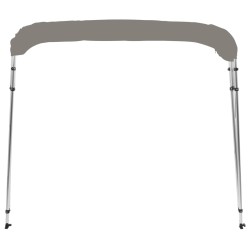 4-Bow Bimini-Top Grau 243x244x137 cm