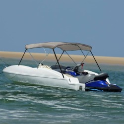 3-Bow Bimini-Top Grau...