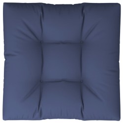 Palettenkissen Marineblau 70x70x12 cm Stoff