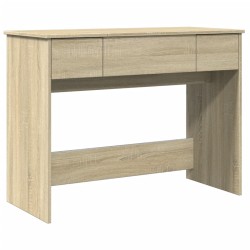 Schminktisch mit Spiegel Sonoma-Eiche 100x45x76 cm