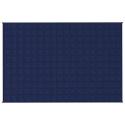 Gewichtsdecke Blau 122x183 cm 9 kg Stoff