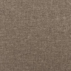 Bettgestell Taupe 120x190 cm Stoff