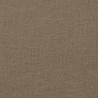 Hochlehner-Auflagen 2 Stk. Melange Taupe 120x50x7 cm Stoff