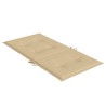 Niedriglehner-Auflagen 4 Stk. Melange Beige 100x50x4 cm Stoff