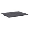 Gartenbank-Auflage Anthrazit 120x(50+50)x7 cm Oxford-Gewebe