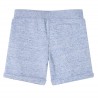 Kindershorts mit Kordelzug Blau Melange 104