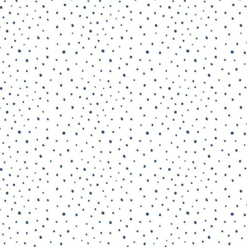 Noordwand Tapete Mondo baby Confetti Dots Weiß, Blau und Beige