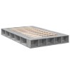 Bettgestell Grau Sonoma 120x190 cm Holzwerkstoff