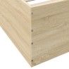 Bettgestell Sonoma-Eiche 90x190 cm Holzwerkstoff