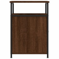 Nachttische 2 Stk. Braun Eichen-Optik 40x42x60 cm Holzwerkstoff