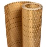 Balkon-Sichtschutz Hellbraun 600x80 cm Poly Rattan