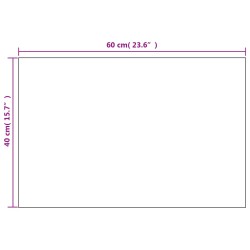 Wandspiegel 2 Stk. 60 x 40 cm Rechteckig Glas