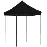 Partyzelt Faltbar Pop-Up Schwarz 200x200x306 cm