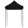 Partyzelt Faltbar Pop-Up Schwarz 200x200x306 cm