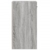 Nachttische 2 Stk. Grau Sonoma 35x34x65 cm Holzwerkstoff