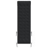 Sonnenliegen-Auflage Schwarz 160x50x10 cm Wildleder-Optik