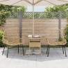 Gartenstühle 2 Stk. Braun Poly Rattan