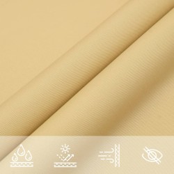 Sonnensegel Sandfarbe 3x3 m 100% Polyester Oxford