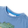 Kinder-T-Shirt Mittelblau 140