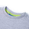 Kinder-Langarmshirt Grau Melange 104