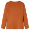 Kinder-Langarmshirt Cognac 104