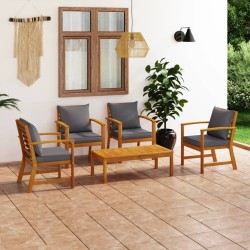 5-tlg. Garten-Lounge-Set...