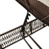 Sonnenliegen mit Auflagen 2 Stk. Braun Poly Rattan