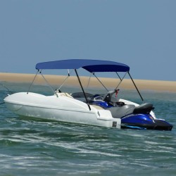 4-Bow Bimini Top Marineblau...