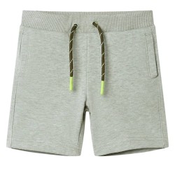 Kindershorts mit Kordelzug Hellkhaki Melange 92