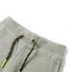 Kindershorts mit Kordelzug Hellkhaki Melange 92