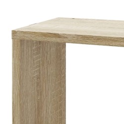 Wand-Eckregal Sonoma-Eiche 45x45x147 cm Holzwerkstoff