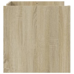 Couchtisch Sonoma-Eiche 80x50x50 cm Holzwerkstoff