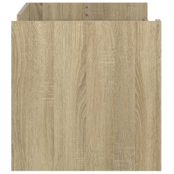 Couchtisch Sonoma-Eiche 100x50x50 cm Holzwerkstoff