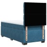 Boxspringbett mit Matratze Blau 100x200 cm Samt