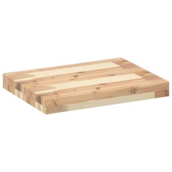 Schweberegale 2 Stk. 60x30x4 cm Massivholz Akazie Unbehandelt